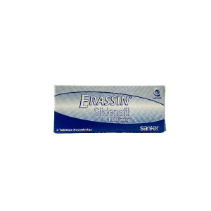 ERASSIN 100 MG TABLETA CAJA X 2 UNIDADES